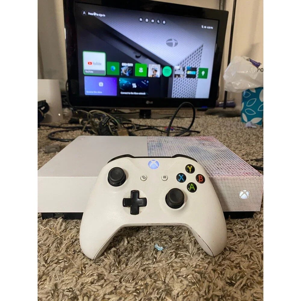 Microsoft Xbox One S All Digital White Console w/ Controller, 1 TB